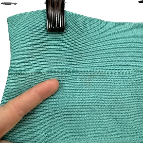 BCBGMaxAzria Simone Bandage Skirt Light Aqua Pull On Stretch Bodycon Size XS - Picture 10 of 10